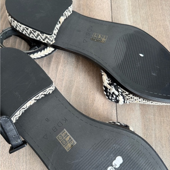 Kelsi Dagger Brooklyn Women's Annalese Mary Jane Flat black white size 8 - Picture 3 of 6